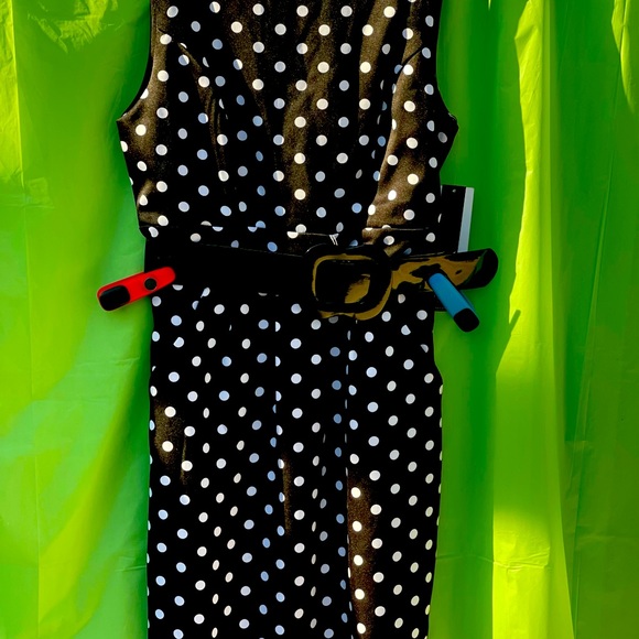 NWT PRETTY WOMAN polka dots dress XOXO size 3 - Picture 5 of 6